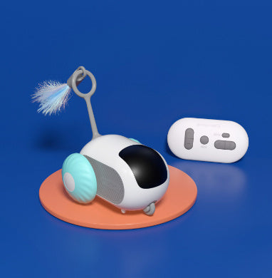 Carro de brinquedo interativo com controle remoto para gatos, carregamento USB, perseguição automática, movimento automático, carro de controle remoto inteligente, brinquedo interativo para gatos, produtos para animais de estimação