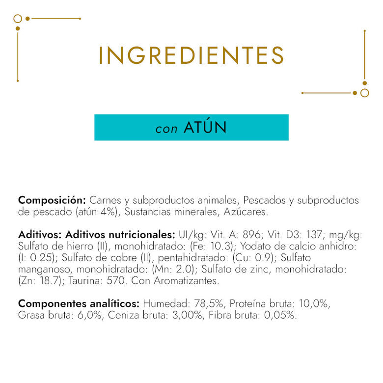 Gourmet Gold Fondant Atum patê em lata para gatos