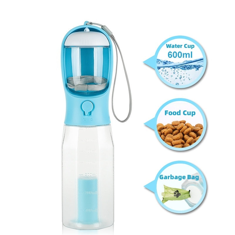 Garrafa de água portátil para cães e gatos