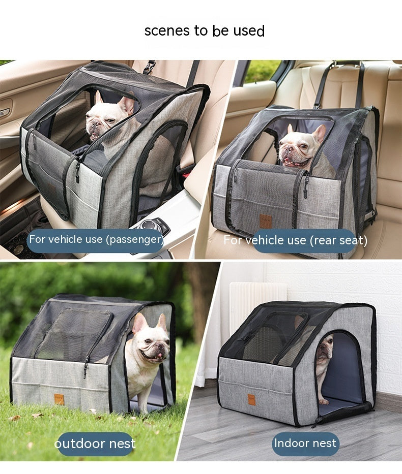Gaiola para cães e gatos, suprimentos para animais de estimação, ninho portátil para saídas
