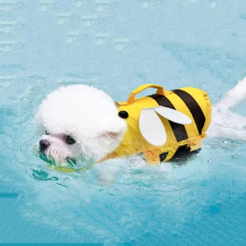 Colete salva-vidas para cachorro de verão, jaqueta, roupas refletivas para animais de estimação