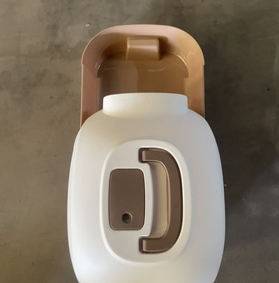 Caixa de areia para gatos totalmente fechada