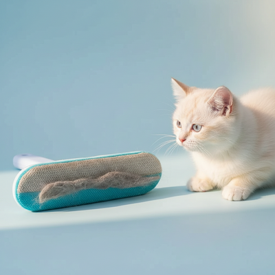 Kit de Remoção Pelos com Luvas Antiestáticas Reutilizáveis e Dupla Face para Limpeza de Pelos de Cães e Gatos em Tapetes e Sofás