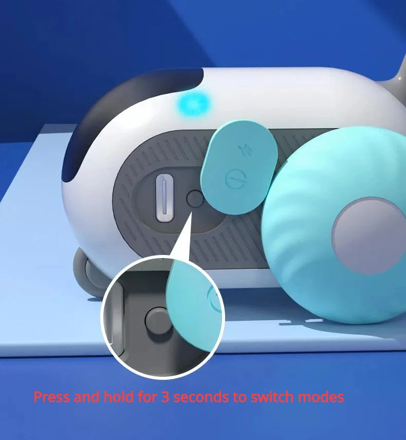 Carro de brinquedo interativo com controle remoto para gatos, carregamento USB, perseguição automática, movimento automático, carro de controle remoto inteligente, brinquedo interativo para gatos, produtos para animais de estimação