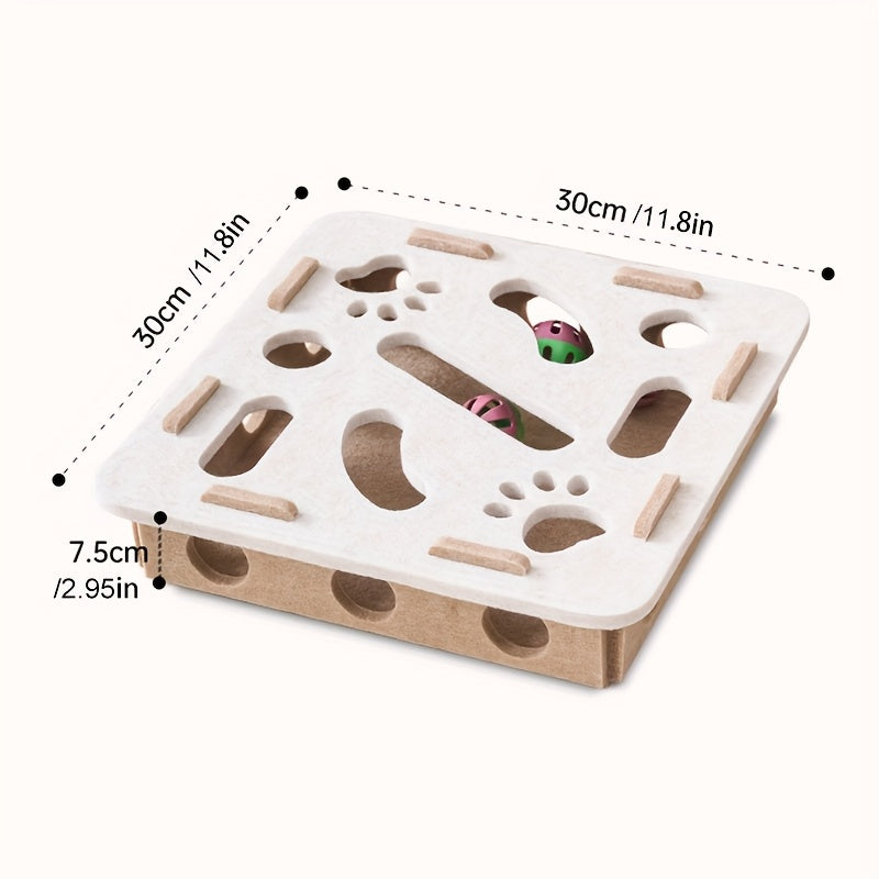 Gadget de Entretenimento para Animais de Estimação, um Brinquedo de Puzzle para Gatinhos, uma Caixa de Labirinto
