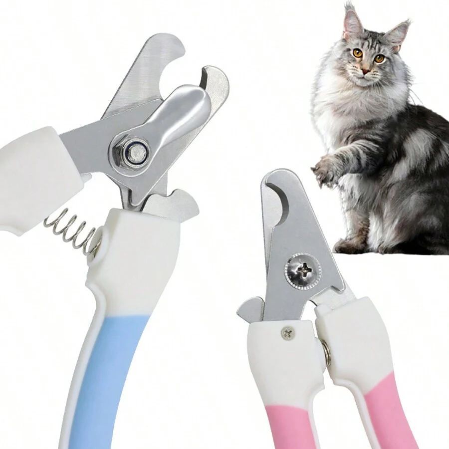 Tesoura de unhas para animais de estimação, cortador de unhas para cães e gatos, cortador de unhas, tesoura para animais de estimação, conjunto de necessidades diárias