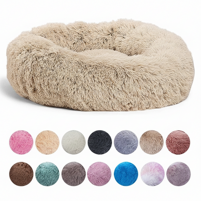 Cama Redonda Super Macia para Cães e Gatos - 6 Tamanhos
