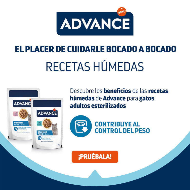 Advance Sterilized Adult Bacalhau saquetas para gatos