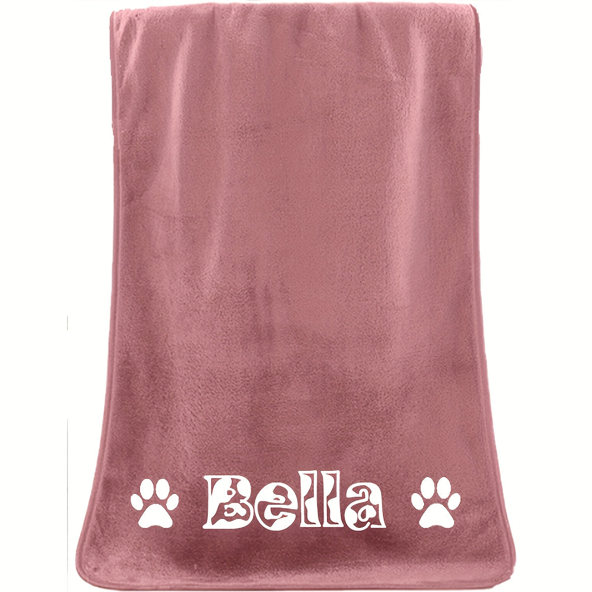 Toalha de Banho Personalizada para Pets - Secagem Rápida com Nome/Texto Personalizado