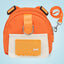 Bolsa de armazenamento para lanches de animais de estimação, mochila multifuncional de grande capacidade para cães, mochila ajustável com arnês, adequada para viagens e caminhadas com animais de estimação