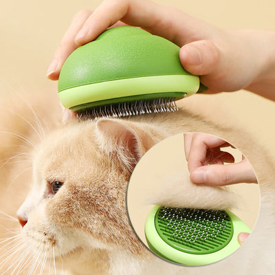 Escova removedora de pelos de gato, ferramenta de limpeza em forma de abacate para cães, pentes para animais de estimação, agulha de aço inoxidável, cuidados de limpeza para animais de estimação