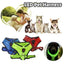 Peitoral luminoso LED para cães com carregamento USB, colete peitoral para cães