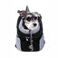 Mochila para transporte de cães de estimação, de viagem portátil com dois ombros, bolsa de malha para transporte de cães de estimação ao ar livre