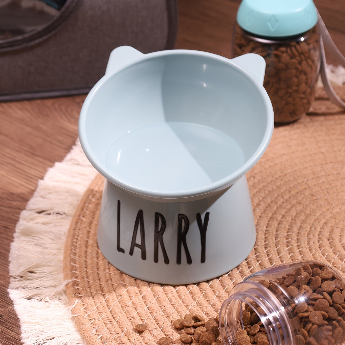 Prato Personalizado para Gatos - Tigela de Comida ou Água com Borda Inclinada Antiderrapante