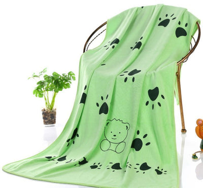 Toalha de banho para cães Toalha de banho superabsorvente