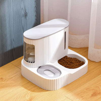 Bebedouro automático para gatos, alimentador de água integrado