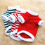 onjunto de 3 Camisetas Festivas de Natal para Cães & Gatos