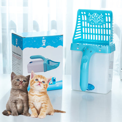 Neater Litter Genie Scooper Cat Litter Sifter Scoop System Kitty Litter Scooper com sacos de resíduos extras da Neater Litter Scooper
