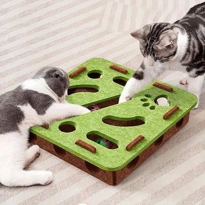 Gadget de Entretenimento para Animais de Estimação, um Brinquedo de Puzzle para Gatinhos, uma Caixa de Labirinto