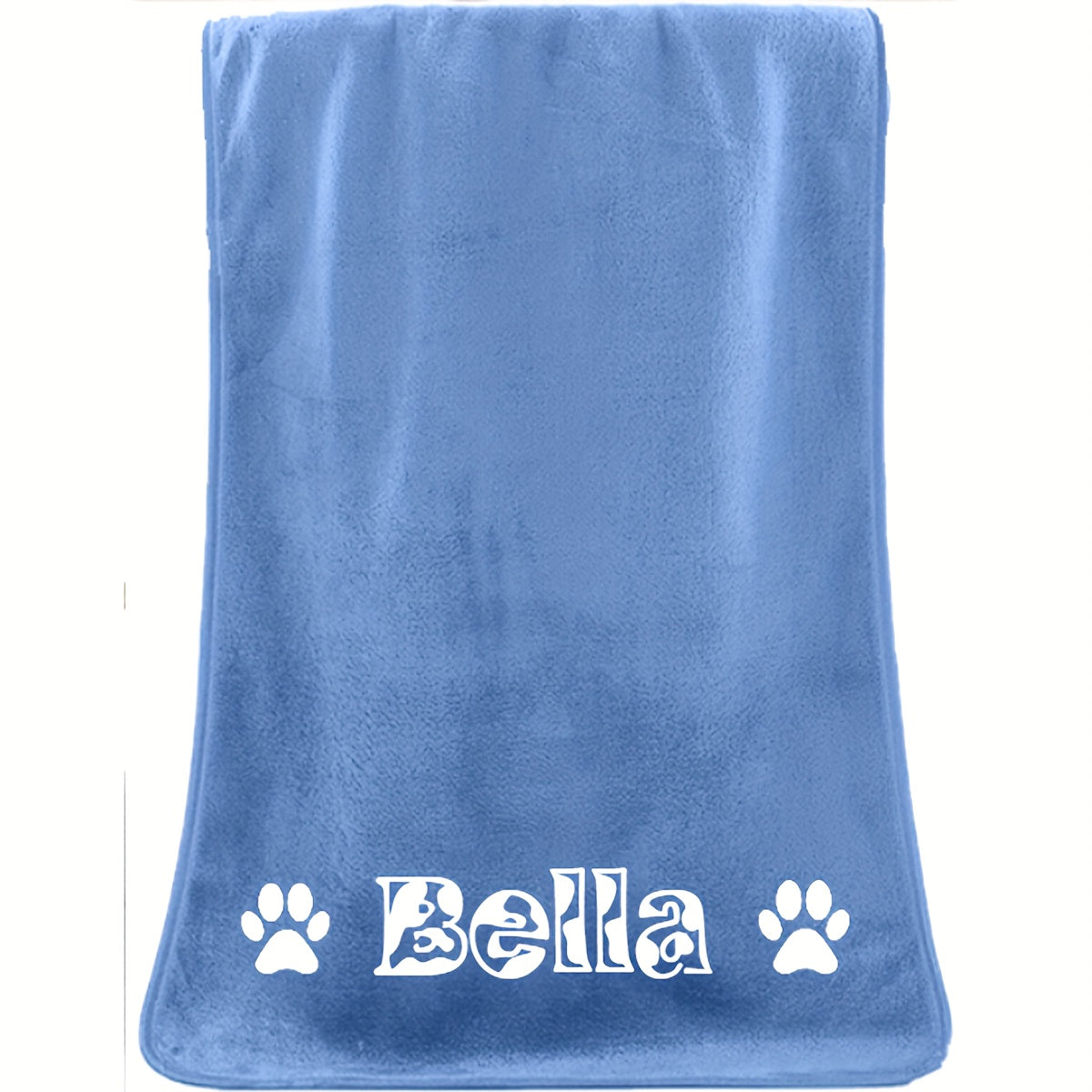 Toalha de Banho Personalizada para Pets - Secagem Rápida com Nome/Texto Personalizado