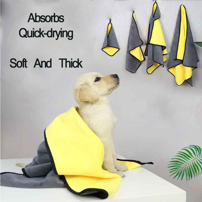 Toalha absorvente para animais de estimação