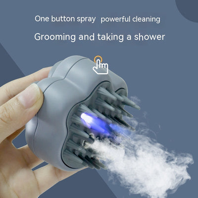 Pente depilatório a vapor para animais de estimação, massagem a vapor para relaxamento corporal e alívio da fadiga, pente para pelos soltos de gato, produtos para filhotes