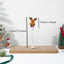 Brinquedo de Gato de Natal - Poste de Arranhar de Pelúcia de Papai Noel e Renas com Enfeites,.