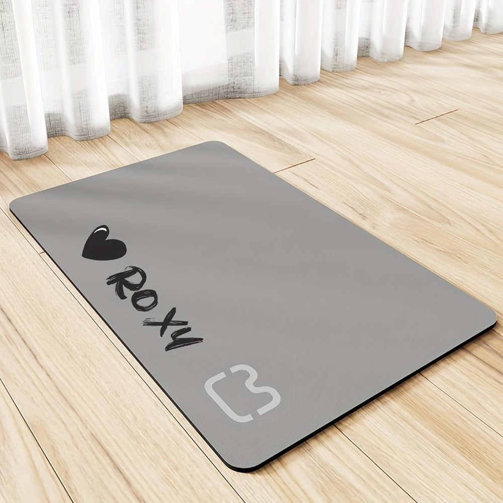 Tapete de alimentação personalizado para animais de estimação, tapete de alimentação super absorvente para cães e gatos