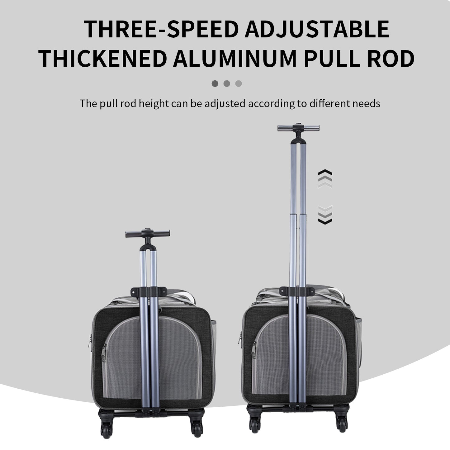 Mala de transporte multifuncional para animais de estimação, bolsa de transporte ajustável , portátil para cães e gatos ideal para passeios e viagens e