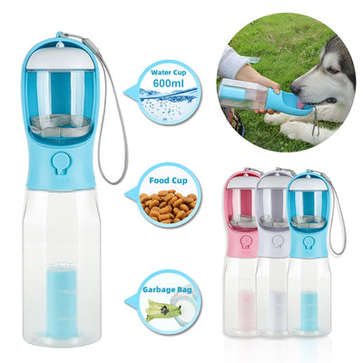 Garrafa de água portátil para cães e gatos