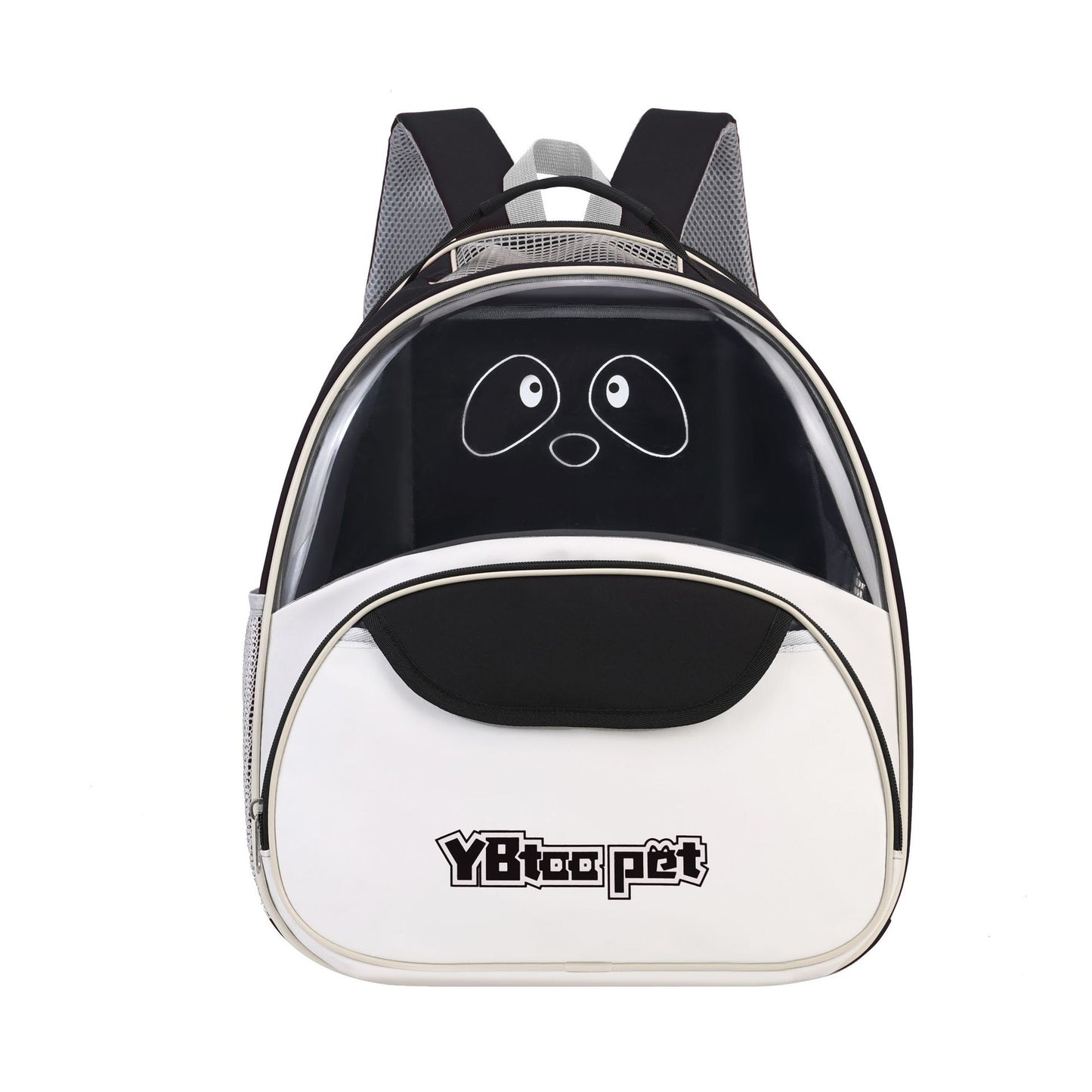 Mochila portátil em tecido Oxford para gatos, respirável e com grande capacidade.