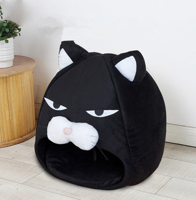 Cama para gato, tapete para areia para gatos, ninho para dormir, cama para animais de estimação