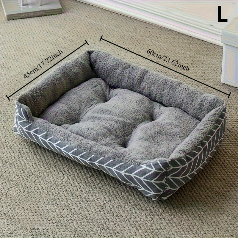 Cama Ortopédica para Cão com Capa Lavável Removível