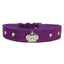 Coleira de veludo confortável Diamond Crown Pet Supplies