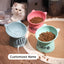 Prato Personalizado para Gatos - Tigela de Comida ou Água com Borda Inclinada Antiderrapante