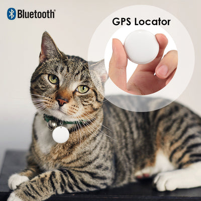 Localizador e Rastreador GPS para cães, gatos, animais de estimação, crianças, mini alarme anti-perda.