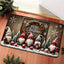 Tapete de porta com tema natalino, antiderrapante, ideal para decoração de festas e decoração de Natal. Perfeito para sala de estar, quarto e cozinha.