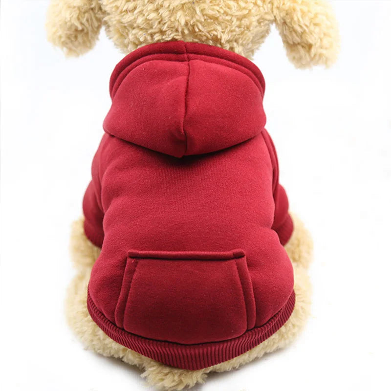 Roupas para cães de pequeno porte, roupas quentes para cães, casaco para filhotes, roupas para cães de grande porte, moletons com capuz para Chihuahua 45