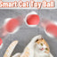 Bola interativa para cães e gatos, bola rolante automática com cauda falsa, recarregável, brinquedo elétrico inteligente para treinamento de animais de estimação, imita um rato.