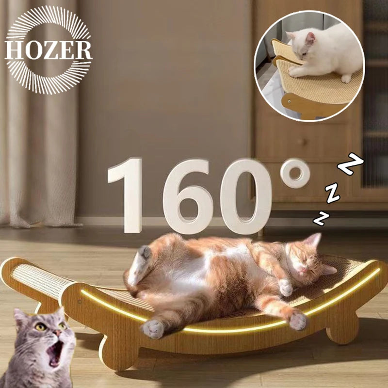 Arranhador para Gatos. Removível e Resistente ao Desgaste, Multifuncional, Cama para Gatos Dormirem,  Afiar e Desgastar