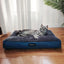 Cama grossa e macia para animais de estimação, cama super macia para cães e gatos, colchão quente e confortável para o inverno, tapete de peluche.