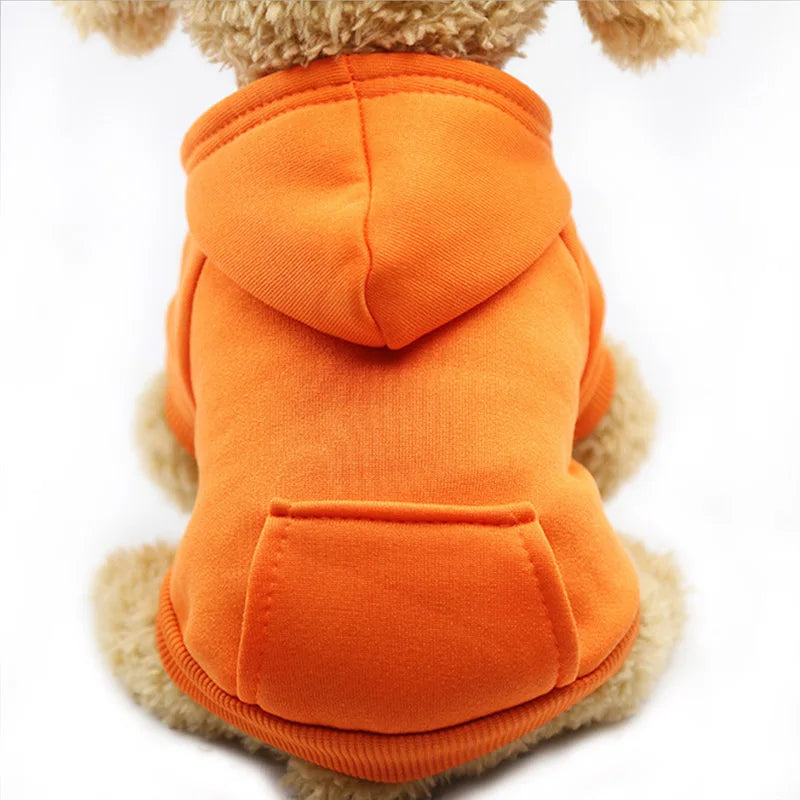 Roupas para cães de pequeno porte, roupas quentes para cães, casaco para filhotes, roupas para cães de grande porte, moletons com capuz para Chihuahua 45