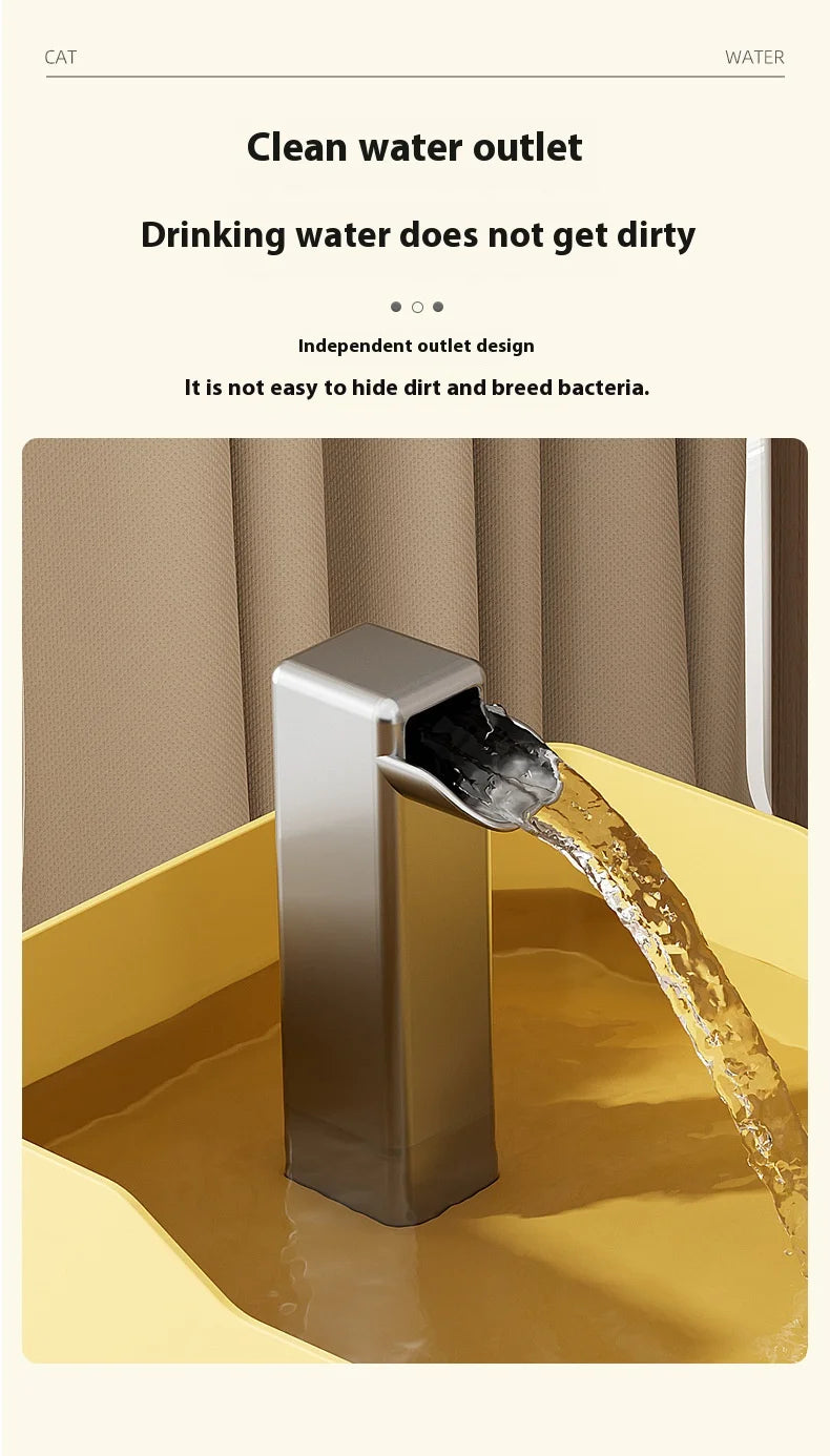 Bebedouro Automático para Gatos com Filtro USB