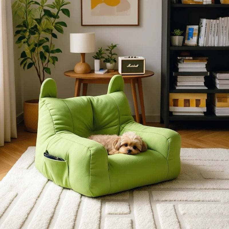 Sofá-cama para gatos com design de desenho animado