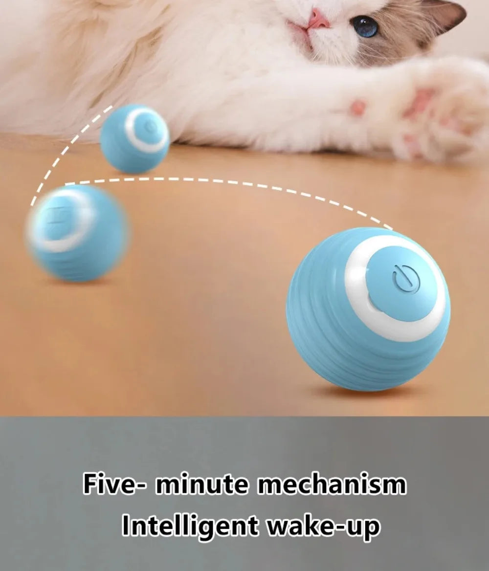 Bola Inteligente Interativa para Gatos - Brinquedo Automático Eletrónico