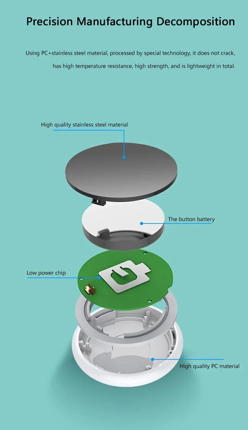 Mini rastreador GPS Xiaomi Bluetooth 5.0, dispositivo anti-perda para animais de estimação, crianças, bolsas e carteiras, rastreador compatível com Android e iOS