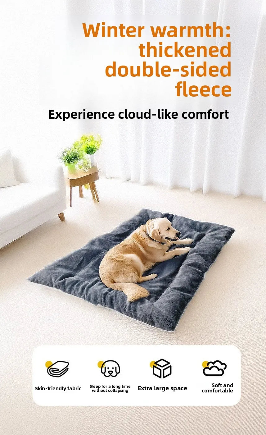 Tapete grande para dormir para cães, ideal para o inverno, mantém o corpo aquecido, dupla face, perfeito para Golden Retrievers e alivia o stress