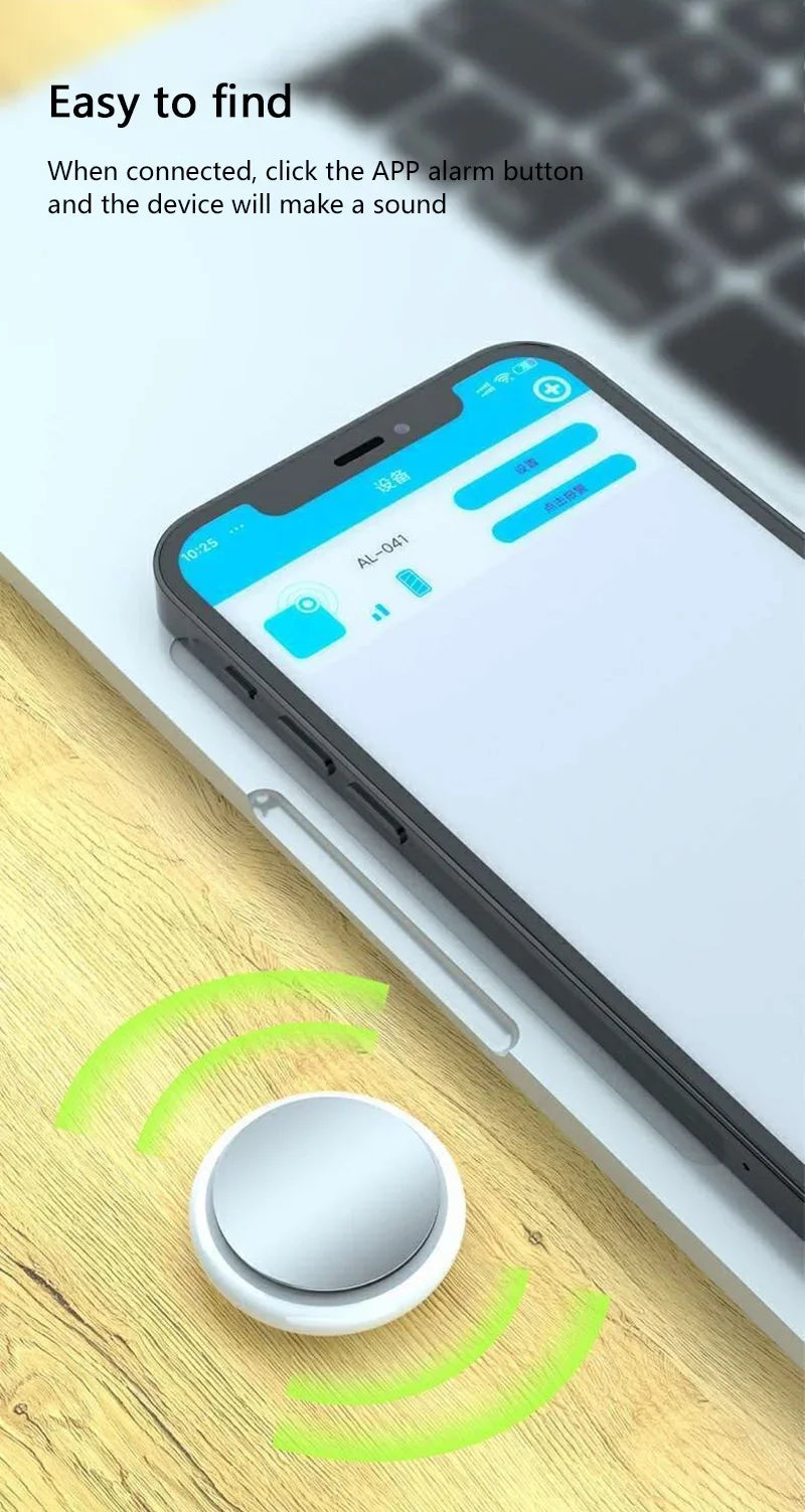 Mini rastreador GPS Xiaomi Bluetooth 5.0, dispositivo anti-perda para animais de estimação, crianças, bolsas e carteiras, rastreador compatível com Android e iOS