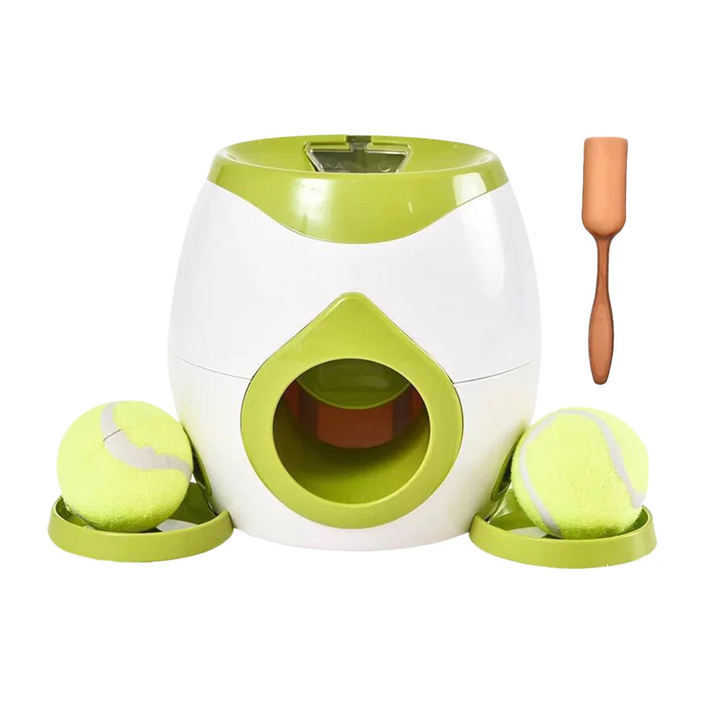 Lançador automático de bolas para cães, lento para cães de pequeno e médio porte.