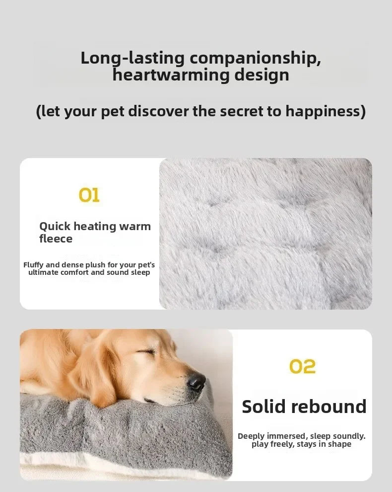 Tapete grande para dormir para cães, ideal para o inverno, mantém o corpo aquecido, dupla face, perfeito para Golden Retrievers e alivia o stress
